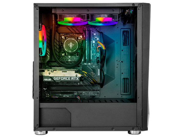 PC Gamer Yeyian Kunai X21,
Procesador Intel Core i5 12600K (hasta 4.90 GHz),
Memoria de 16GB DDR4,
SSD de 1TB,
Video GeForce RTX 3060,
S.O. Windows 11 Home (Versión de prueba)
