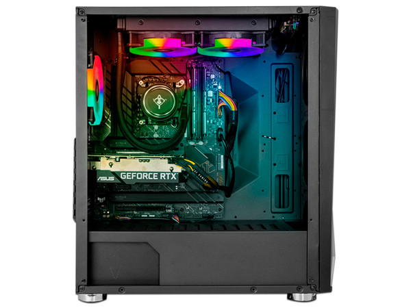 PC Gamer Yeyian Kunai X21:
Video GeForce RTX 3060,
Procesador Intel Core i5 12600K (hasta 4.90 GHz),
Memoria de 16GB DDR4,
SSD de 1TB,
S.O. No Incluye