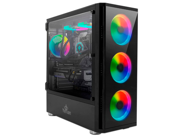 PC Gamer Yeyian Yari X21,
Video GeForce RTX 3080 10GB GDDR6,
Procesador Intel Core i9 12900KF (hasta 5.20 GHz),
Memoria de 32GB DDR5,
Disco Duro de 2TB,
SSD de 2TB,
S.O. Windows 11 Pro (64 Bits).