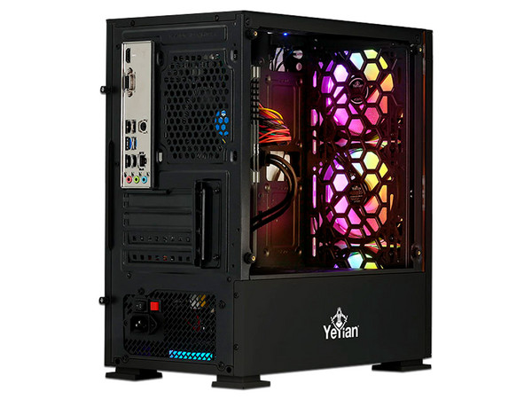 PC de Escritorio Yeyian Ryoma 01B,
Procesador Intel Core i3 10105 (hasta 4.40 GHz),
Memoria de 16GB DDR4,
SSD de 480GB,
Video UHD Graphics 630,
S.O. No Incluye.