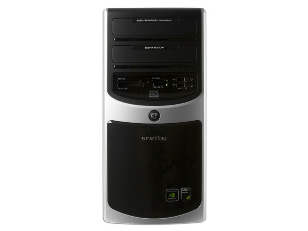 Computadora Emachines L3032,
Procesador AMD Sempron LE-1250 (2.2 GHz),
Memoria 1GB PC2-5300 DDR2,
D.D. de 120GB SATAII, DVD±R/RW,
Red, Módem, Windows Vista Starter,
Monitor LCD Wide de 17