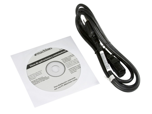 Computadora Emachines ET1160-01m,
Procesador AMD Sempron LE-1150 (2.0GHz),
Memoria 1GB PC2-5300 DDR2,
D.D. de 160GB, DVD±R/RW,
Red, No incluye Sistema Operativo,
No Incluye Monitor.