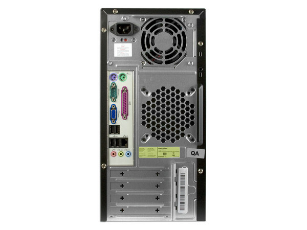 Computadora Emachines ET1160-03m,
Procesador Athlon BE-2350, (2.1GHz),
Memoria 2GB PC2-5300 DDR2,
D.D. de 160GB, DVD±R/RW,
Red, No incluye Sistema Operativo,
No Incluye Monitor.