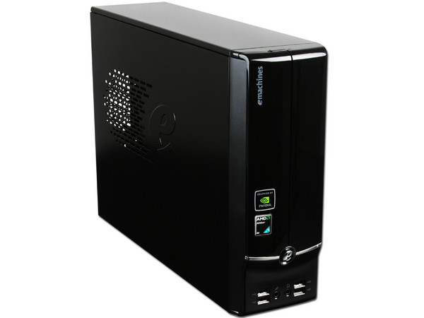 Mini Computadora Emachines EL1320-01M,
Procesador Athlon LE-1660 (2.8GHz),
Memoria 2GB PC2-6400 DDR2,
D.D. de 160GB, DVD±R/RW,
Red, No incluye Sistema Operativo,
No Incluye Monitor.