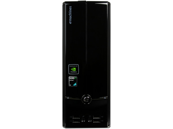 Mini Computadora Emachines EL1320-01M,
Procesador Athlon LE-1660 (2.8GHz),
Memoria 2GB PC2-6400 DDR2,
D.D. de 160GB, DVD±R/RW,
Red, No incluye Sistema Operativo,
No Incluye Monitor.
