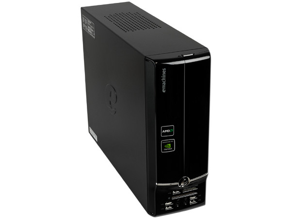 Mini Computadora Emachines EL1352-11m,
Procesador AMD Athlon II 170u (2.0MHz),
Memoria 1GB DDR3, Nvidia GF 6150SE,
D.D. de 160GB, DVD±R/RW DL,
Red, No incluye Sistema Operativo,
No Incluye Monitor.