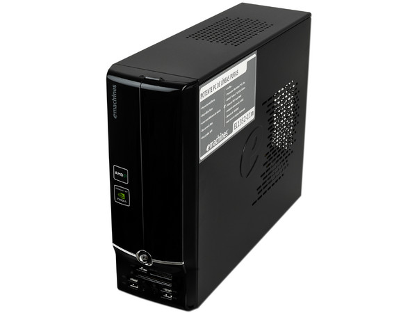 Mini Computadora Emachines EL1352-11m,
Procesador AMD Athlon II 170u (2.0MHz),
Memoria 1GB DDR3, Nvidia GF 6150SE,
D.D. de 160GB, DVD±R/RW DL,
Red, No incluye Sistema Operativo,
No Incluye Monitor.