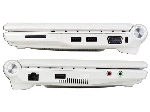 UltraPortátil Netbook ASUS Eee PC 900HA:
Procesador Intel Atom N270 (1.60 GHz),
Memoria de 1GB DDR II, Almacenamiento Interno 160GB,
Pantalla de 8.9