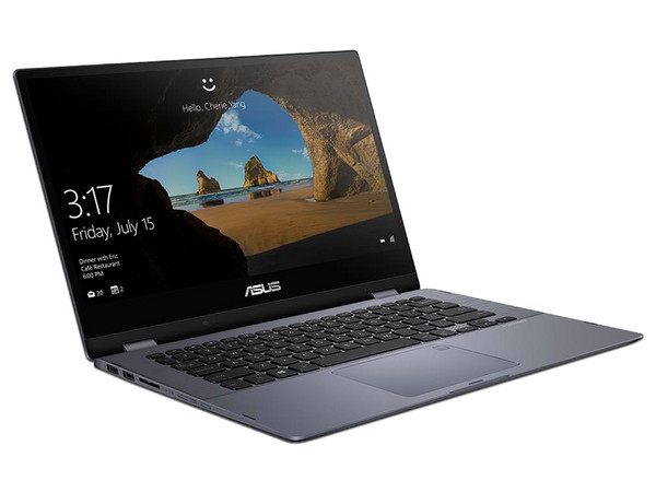Laptop ASUS Vivobook Flip 14:
Procesador Intel Core i3 8145U (hasta 3.90 GHz),
Memoria de 4GB DDR4,
SSD de 128GB,
Pantalla de 14