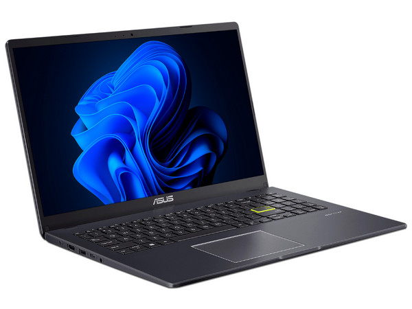 Laptop ASUS L510:
Procesador Intel Celeron N4020 (hasta 2.8 GHz),
Memoria de 4GB DDR4,
eMMC de 128GB,
Pantalla de 15.6