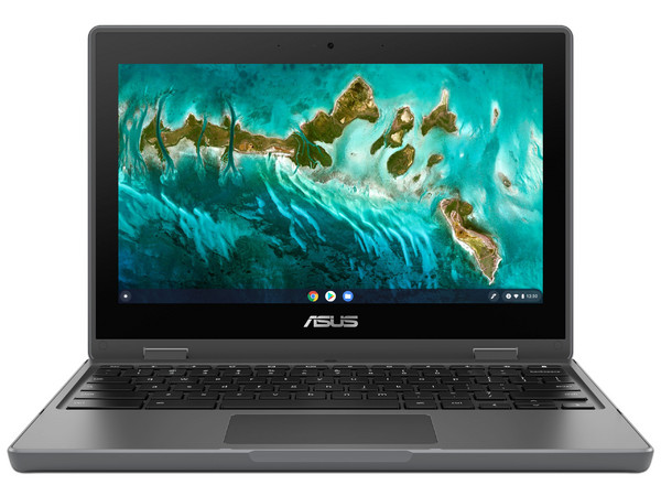 Laptop Asus Chromebook Flip CR1: 
Procesador Intel Celeron N4500 (hasta 2.8 GHz), 
Memoria de 8GB DDR4, 
eMMC de 64GB, 
Pantalla de 11.6