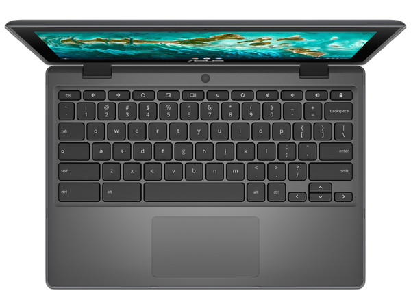 Laptop Asus Chromebook Flip CR1: 
Procesador Intel Celeron N4500 (hasta 2.8 GHz), 
Memoria de 8GB DDR4, 
eMMC de 64GB, 
Pantalla de 11.6