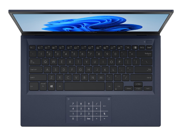 Laptop ASUS ExpertBook B1: 
Procesador Intel Core i7-1255U (hasta 4.7 GHz), 
Memoria de 16 GB DDR4, 
SSD de 512GB, 
Pantalla de 14