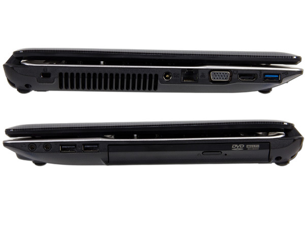 Laptop ASUS A43E-MSR1-SIL-V:
Procesador Intel Core i5-2450M (2.5 GHz),
Memoria de 6 GB DDR3, Disco Duro de 750 GB,
Pantalla LED de 14