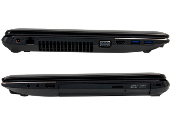 Laptop ASUS A45A-MX1-H:
Procesador Intel Core i3-3110M (2.4 GHz) 3era Generación,
Memoria de 4 GB DDR3, Disco Duro de 750 GB,
Pantalla LED  de 14