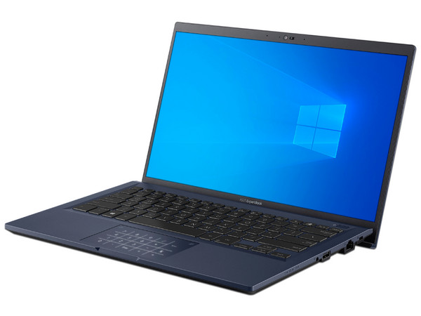 Laptop ASUS ExpertBook B1400:
Procesador Intel Core i7 1165G7 (hasta 4.7 GHz),
Memoria de 8GB DDR4,
SSD de 512GB,
Pantalla de 14