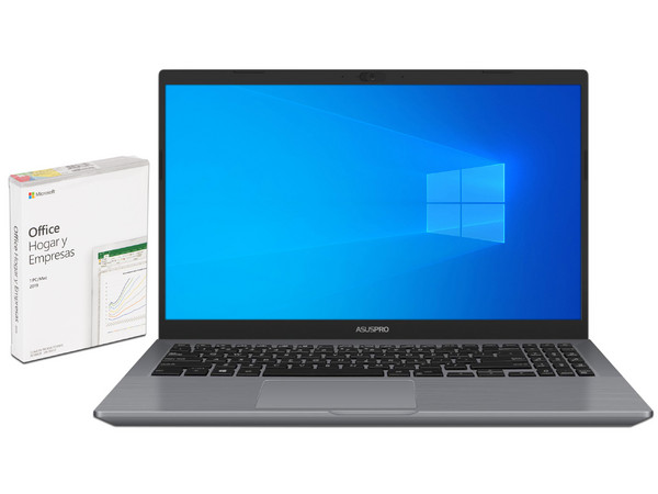 Laptop ASUS ExpertBook  P3540FA:
Procesador Intel Core i7 8565U (hasta 4.60 GHz),
Memoria de 16GB DDR4,
SSD de 512GB,
Pantalla de 15.6