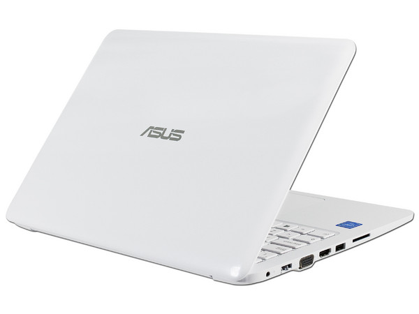 Laptop ASUS E402SA:
Procesador Intel Celeron N3050 (hasta 2.16 GHz),
Memoria de 2GB DDR3L,
Disco Duro de 500GB,
Pantalla de 14