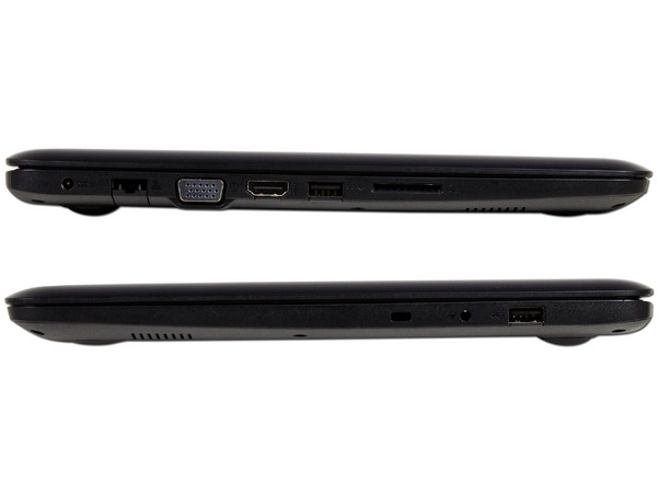 Laptop ASUS VivoBook E402SA:
Procesador Intel Celeron N3050 (hasta 2.16 GHz),
Memoria de 2GB DDR3L,
Disco Duro de 500GB,
Pantalla de 14