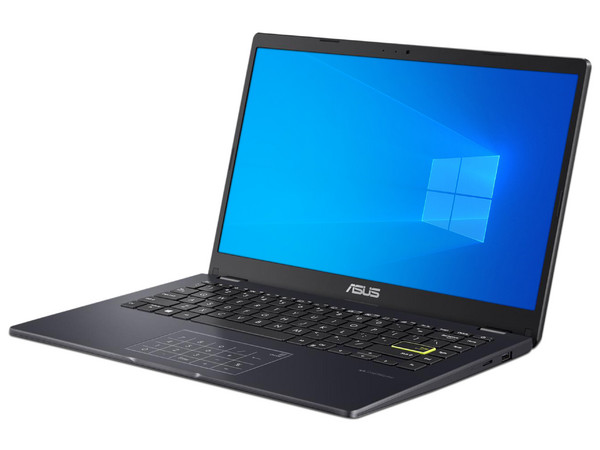 Laptop ASUS E410MA:
Procesador Intel Celeron N 4020 (hasta 2.80 GHz),
Memoria de 4GB DDR4,
eMMC de 128GB,
Pantalla de 14