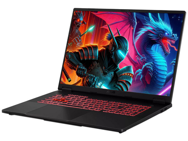 Laptop Gamer ASUS TUF Gaming A18: 
Procesador AMD Ryzen 7 260 (hasta 5.1 GHz), 
Memoria de 16GB DDR5, 
SSD de 1TB, 
Pantalla de 18