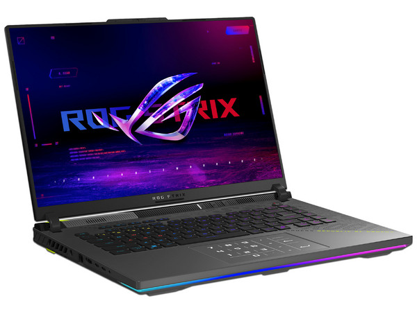 Laptop Gamer ASUS ROG Strix G16: 
Procesador AMD Ryzen 9 8940HX (hasta 5.3 GHz), 
Memoria de 16GB DDR5, 
SSD de 1TB, 
Pantalla de 16