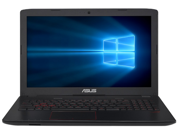 Laptop ASUS ROG GL552VW:
Procesador Intel Core i7 6700HQ (hasta 3.5 GHz),
Memoria de 8GB DDR4,
Disco Duro de 1TB,
Pantalla de 15.6