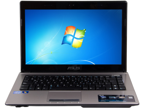 Laptop ASUS K43E-MSR1:
Procesador Intel Core i3-2350M (2.3 GHz),
Memoria de 4 GB DDR3, Disco Duro de 500 GB,
Pantalla LED  de 14