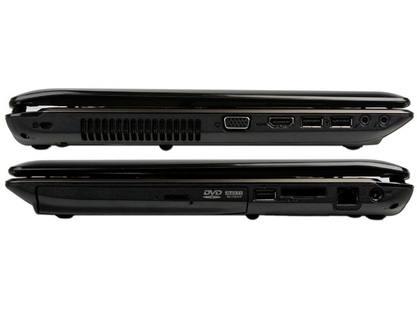 Laptop Asus K52F-MB1:
Procesador Intel Pentium Dual Core P6100 (2.0 GHz),
Memoria de 4GB DDR3, Disco Duro de 500GB,
Video Intel HD Graphics, DVD±R/RW,
Pantalla de 15.6