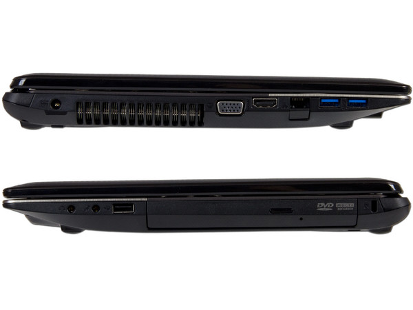 Laptop ASUS K55A-MX2-H:
Procesador Intel Core i5-3210M (hasta 3.1 GHz) 3era Generación,
Memoria de 6 GB DDR3, Disco Duro de 750 GB,
Pantalla LED  de 15.6