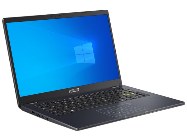 Laptop ASUS L410MA:
Procesador Intel Celeron N4050 (hasta  2.8 GHz),
Memoria de 4GB DDR4,
SSD de 128GB,
Pantalla de 14