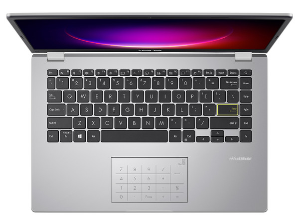 Laptop ASUS L410MA:
Procesador Intel Celeron N4020 (hasta 2.80 GHz),
Memoria de 4GB DDR4,
Almacenamiento de 128GB,
Pantalla de 14