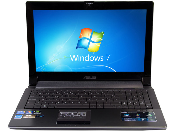 Laptop ASUS N53JQ-MA1:
Procesador Intel Core i7-740QM (1.73GHz),
Memoria de 4GB DDR3, D.D. 750GB,
Pantalla LED de 15.6