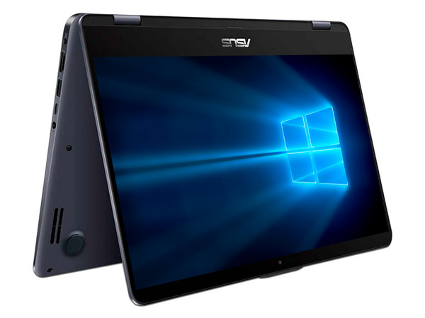 Laptop ASUS VivoBook Flip 14 TP410UA:
Procesador Intel Core i3 7100U (2.40 GHz),
Memoria de 4GB DDR4,
Disco Duro de 500GB,
Pantalla de 14