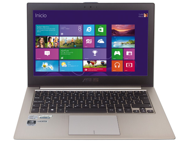 Ultrabook Asus ZenBook UX32VD:
Procesador Intel Core i5-3317U (hasta 2.6 GHz) 3era Generación,
Memoria de 4GB DDR3, D. D. 500GB, 24GB SSD,
Pantalla LED de 13.3