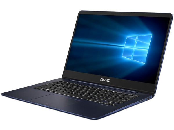 Laptop ASUS ZenBook UX430UA:
Procesador Intel Core i5 8250U (hasta 3.80 GHz),
Memoria de 8GB LPDDR3,
SSD de 256GB,
Pantalla de 14