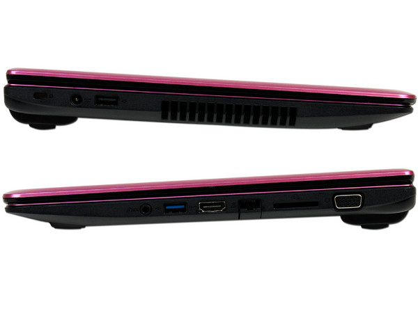 Laptop ASUS X401A-MX1-H-PNK:
Procesador IntelCore i3-2350M (2.3 GHz),
Memoria de 4 GB DDR3, D.D. de 500 GB,
Pantalla de 14