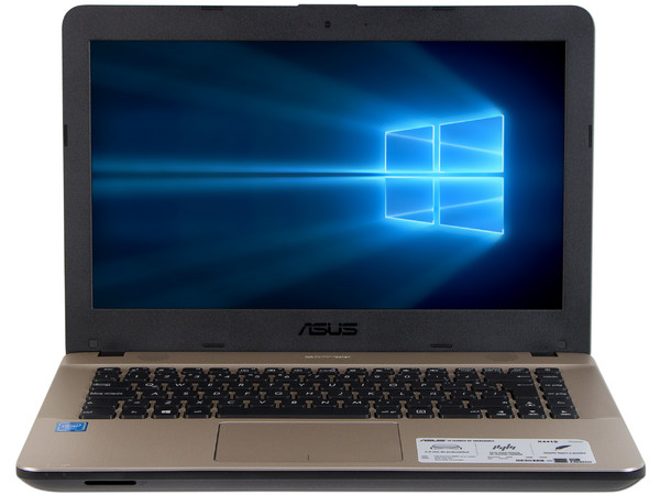 Laptop ASUS VivoBook Max X441SA:
Procesador Intel Celeron N 3060 (hasta 2.48 GHz),
Memoria de 4GB DDR3L,
Disco Duro de 500GB,
Pantalla de 14