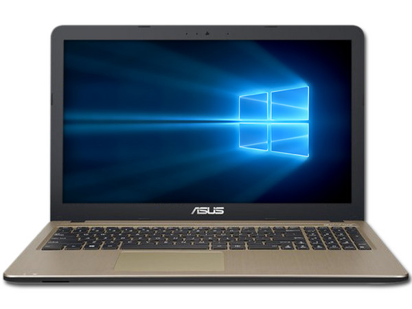 Laptop ASUS VivoBook X540YA:
Procesador AMD E1 7010 (1.5 GHz),
Memoria de 2GB DDR3L,
Disco Duro de 500GB,
Pantalla de 15.6