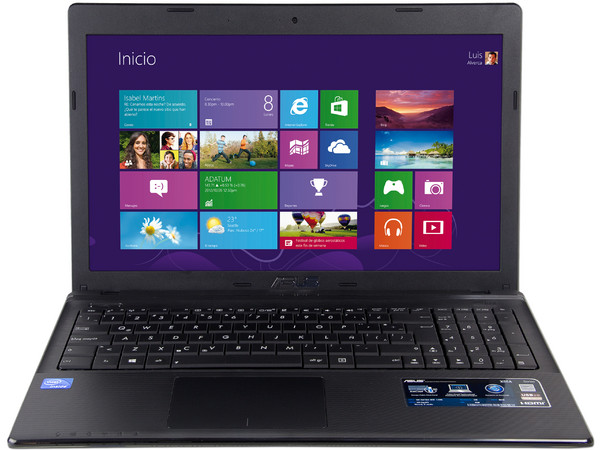 Laptop Asus X55A-MX1-H:
Procesador Intel Celeron B830 (1.8 GHz),
Memoria de 2 GB DDR3, D.D. de 500 GB,
Pantalla de 15.6