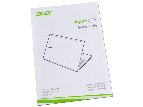 Laptop Acer Aspire:
Procesador Intel Core i3-5005U (2.0 GHz),
4 GB DDR3L, Pantalla LED de 15.6