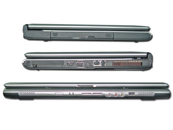 Portátil Acer Aspire 3003LCi,
Procesador AMD Mobile Sempron 3000+ (1.8 GHz),
Memoria de 256MB DDR, Pantalla de 15