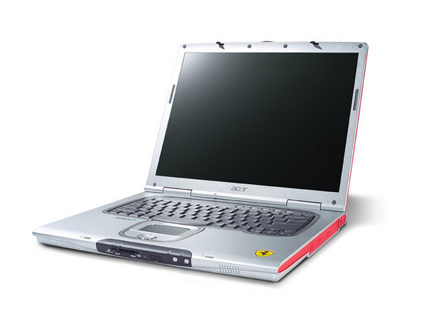 Laptop Acer Ferrari 3000, Edición Limitada, 
AMD Athlon™ XP-M 2500+, 512MB DDR333, 
Video ATI Radeon 9200 con 128MB DDR, Pantalla de 15Pulg. 
Disco Duro de 60GB, Quemador de DVDs (DVD±RW) 
Red 10/100, Fax/Modem 56K, Red Inalámbrica (