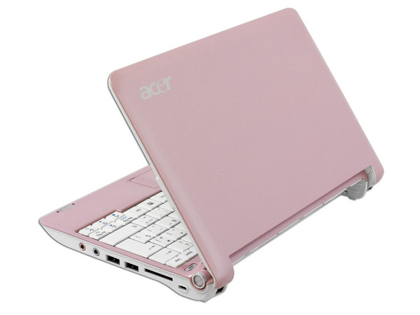 UltraPortátil Netbook Acer Aspire One:
Procesador Intel Atom N270 (1.60 GHz),
Memoria de 1GB DDR II, Disco Duro de 160GB,
Pantalla de 8.9