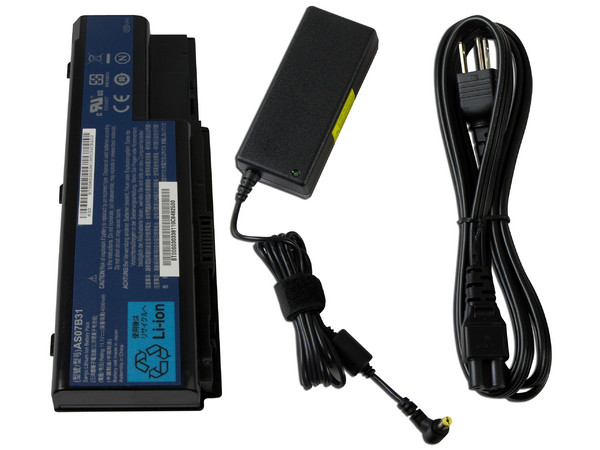 Portátil Acer AS5920-6349:
Procesador Intel Core 2 Duo T5550 (1.83GHz),
Memoria de 2GB DDR II, Disco Duro de 160GB,
Pantalla de 15.4