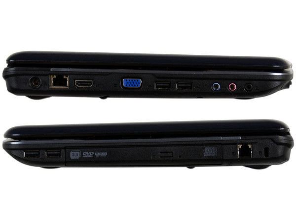 Laptop Acer Aspire 3D 5738DZG-4103:
Procesador Intel Pentium DC T4400 (2.2GHz),
Memoria de 3GB DDR2, D.D.320GB,
Video ATI Mobility Radeon HD 4570, 
Pantalla 15.6