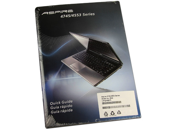 Laptop Acer Aspire 4553-4730:
Procesador AMD Turion II X2 P520 (2.3GHz),
Memoria de 3GB DDR3, Disco Duro de 320GB,
Video ATI Radeon HD 4250, 
Pantalla de 14