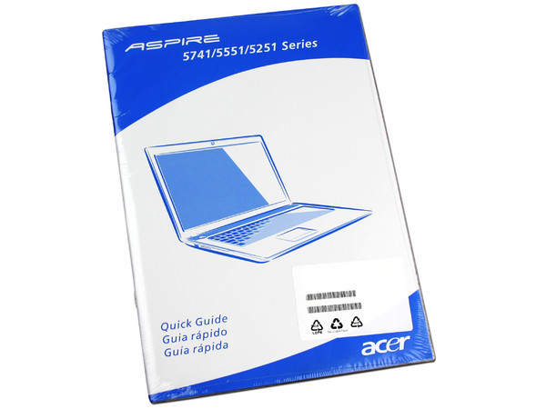 Laptop Acer Aspire 5551-2631:
Procesador AMD Athlon X2 P320 (2.1 GHz),
Memoria de 2GB DDR3, Disco Duro de 250GB,
Video ATI Radeon HD 4250,
Pantalla de 15.6