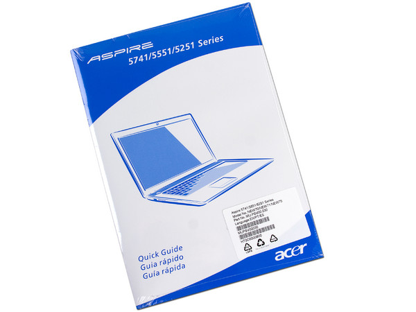 Laptop Acer Aspire 5551-2757:
Procesador AMD Athlon X2 P320 (2.1 GHz),
Memoria de 2GB DDR3, Disco Duro de 320GB,
Video ATI Radeon HD 4250,
Pantalla de 15.6