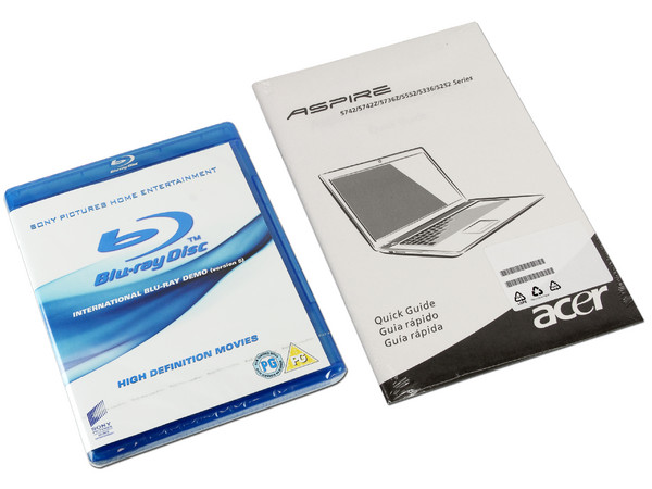 Laptop Acer Aspire 5552-7659: 
Procesador AMD Phenom II X4 N970 (2.20 GHz), 
Memoria 4GB DDR3, D.D. 640GB, 
Lector de Blu-ray/DVD-SuperMulti DL, 
Video ATI Radeon HD 4250,
Pantalla de 15.6